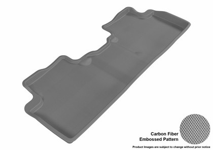 3D Maxpider Kagu Floormat - Gray - Row 2 (1-Piece)