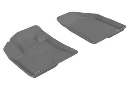 3D Maxpider Kagu Floormat - Gray - Row 1 (2-Piece)