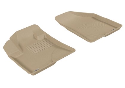 3D Maxpider Kagu Floormat - Tan - Row 1 (2-Piece)