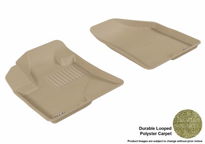 3D Maxpider Classic Floormat - Tan - Row 1 (2-Piece)