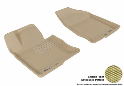 3D Maxpider Kagu Floormat - Tan - Row 1 (2-Piece)