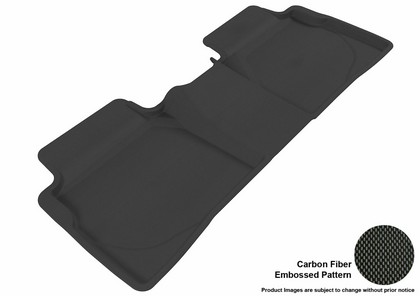 3D Maxpider Kagu Floormat - Black - Row 2 (1-Piece)