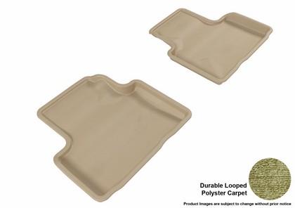 3D Maxpider Classic Floormat - Tan - Row 2 (2-Piece)