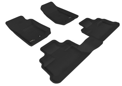 3D Maxpider Kagu Floormats - Gray - Set (3-Piece)