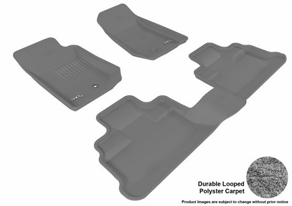 3D Maxpider Classic Floormats - Gray - Set (3-Piece)