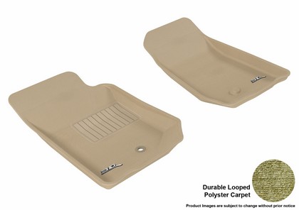 3D Maxpider Classic Floormat - Tan - Row 1 (2-Piece)