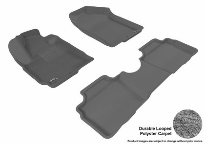 3D Maxpider Classic Floormats - Gray - Set (3-Piece)