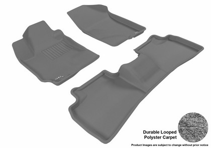 3D Maxpider Classic Floormats - Gray - Set (3-Piece)