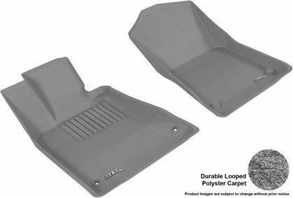 3D Maxpider Classic Floormat - Gray - Row 1 (2-Piece)