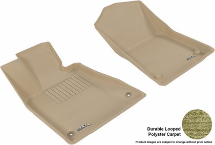 3D Maxpider Classic Floormat - Tan - Row 1 (2-Piece)