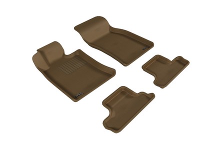 3D Maxpider Kagu Floormats - Tan - Set (4-Piece)