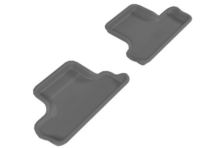 3D Maxpider Kagu Floormat - Gray - Row 2 (2-Piece)