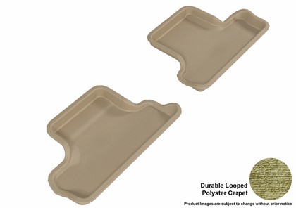 3D Maxpider Classic Floormat - Tan - Row 2 (2-Piece)