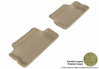 3D Maxpider Classic Floormat - Tan - Row 2 (2-Piece)