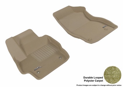 3D Maxpider Classic Floormat - Tan - Row 1 (2-Piece)