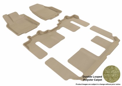 3D Maxpider Classic Floormats - Tan - Set (4-Piece)