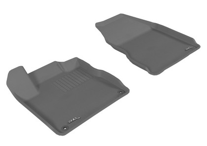 3D Maxpider Kagu Floormat - Gray - Row 1 (2-Piece)