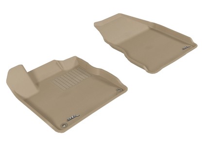 3D Maxpider Kagu Floormat - Tan - Row 1 (2-Piece)