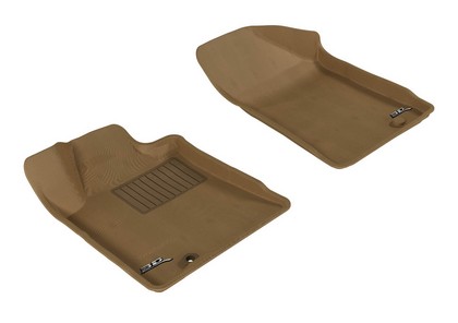 3D Maxpider Kagu Floormat - Tan - Row 1 (2-Piece)