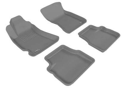 3D Maxpider Kagu Floormats - Gray - Set (4-Piece)