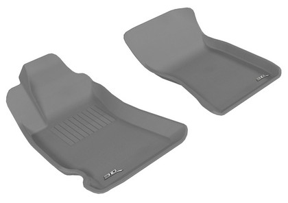 3D Maxpider Kagu Floormat - Gray - Row 1 (2-Piece)