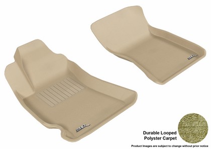 3D Maxpider Classic Floormat - Tan - Row 1 (2-Piece)