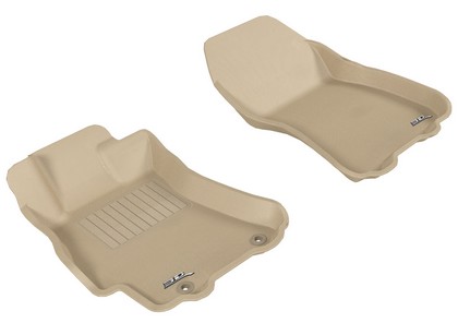 3D Maxpider Kagu Floormat - Tan - Row 1 (2-Piece)