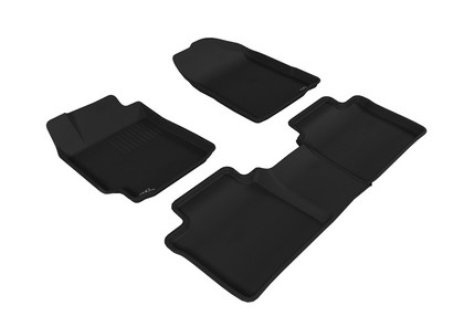 3D Maxpider Kagu Floormats - Gray - Set (4-Piece)