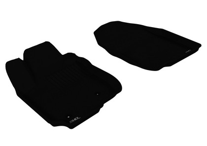 3D Maxpider Kagu Floormat - Black - Row 1 (2-Piece)