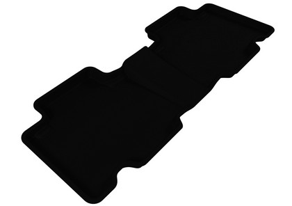 3D Maxpider Kagu Floormat - Black - Row 2 (1-Piece)