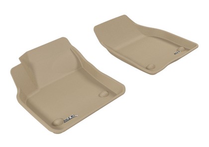 3D Maxpider Kagu Floormat - Tan - Row 1 (2-Piece)