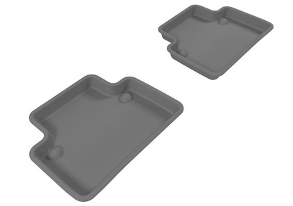 3D Maxpider Kagu Floormat - Gray - Row 2 (2-Piece)