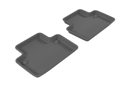 3D Maxpider Kagu Floormat - Gray - Row 2 (2-Piece)