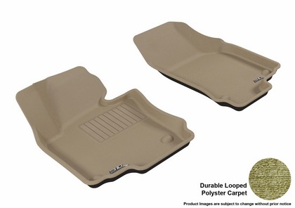 3D Maxpider Classic Floormat - Tan - Row 1 (2-Piece)