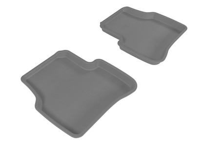 3D Maxpider Kagu Floormat - Gray - Row 2 (2-Piece)