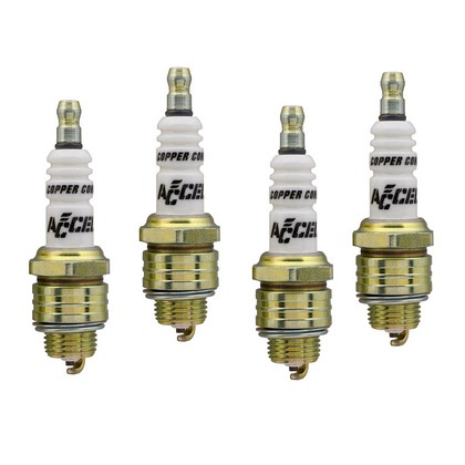 Accel U-Groove Resistor Spark Plug-3/8 in. Reach (4 Pack)