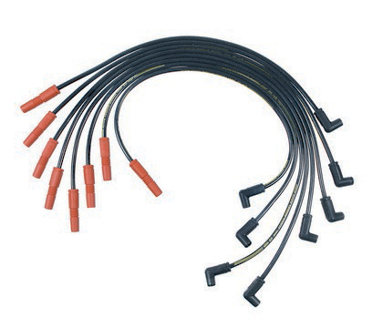 Accel Custom Fixed Length Fit 300+ Race Spark Plug Wire Set - Black 8.8mm