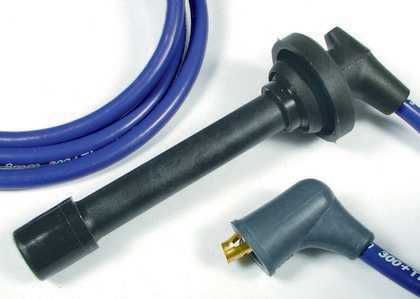 Accel Custom Fixed Length Fit 300+ Thunder Sport Spark Plug Wire Set - Blue 8mm