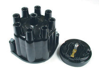 Accel Heavy Duty Distributor Black Cap And Rotor Kit