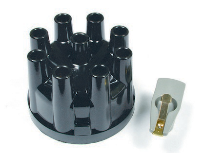 Accel Heavy Duty Distributor Black Cap And Rotor Kit