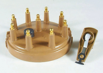 Accel Distributor Tan Cap And Rotor Kit - Small Cap