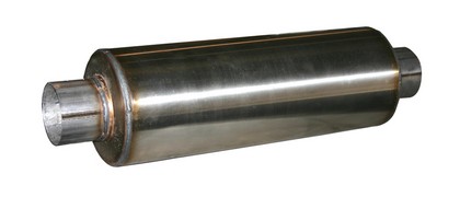 aFe Muffler - 409 Stainless Steel: 4