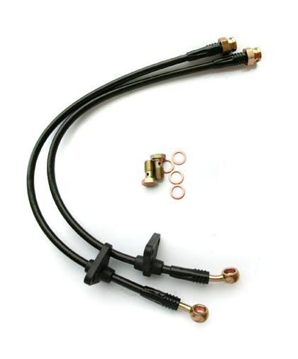 Agency Power Brake Lines - Steel Braided Brake Lines Rear