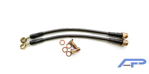 Agency Power Brake Lines - Rear Steel Braided Brake Lines