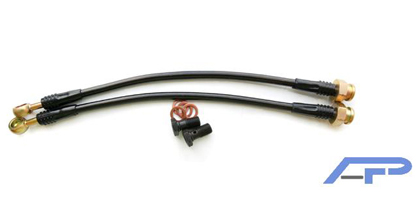 Agency Power Brake Lines - Rear Steel Braided Brake Lines