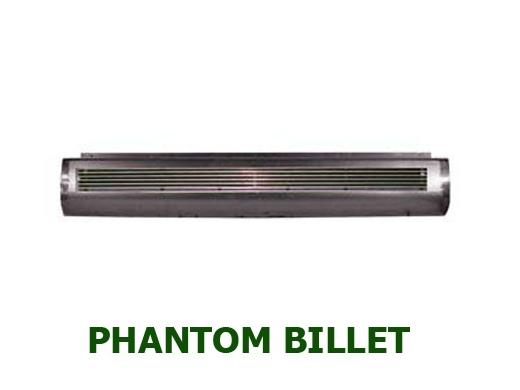 Airbag It Rear Steel Rollpan - Fabricated Smoothy With Phantom Billet