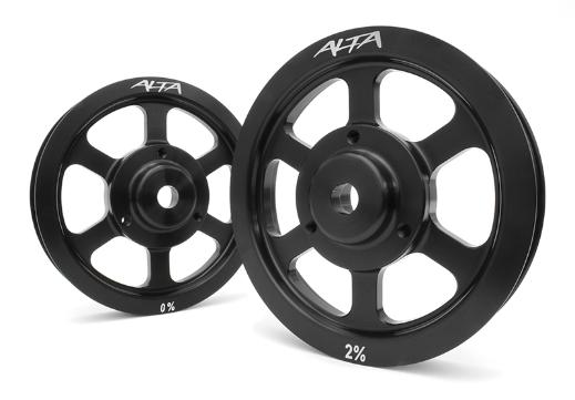 ALTA Performance Lightened Crank Pulley - 0% Stock Size Pulley