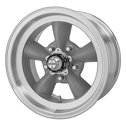 American Racing Custom Wheels Torq Thrust D Torq Thrust Gray W/ Mach Lip