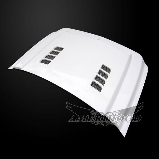 AmeriHood Fiberglass Hood  -- Type-E Style Functional Ram Air