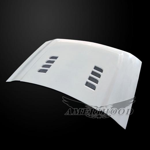 AmeriHood Fiberglass Hood  -- Type-E Style Functional Ram Air